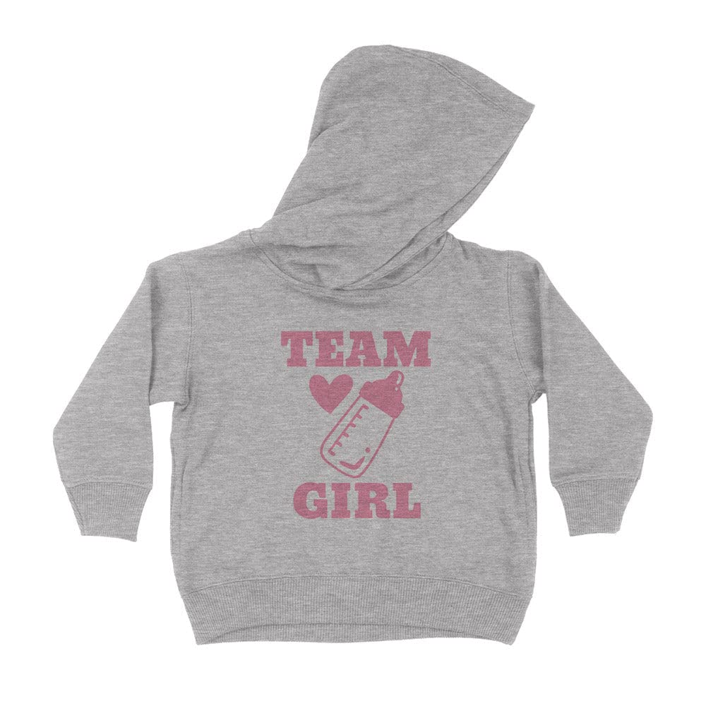 Baby Team Girl Kids Hoodie Sweatshirt Toddler 5T Heather Grey