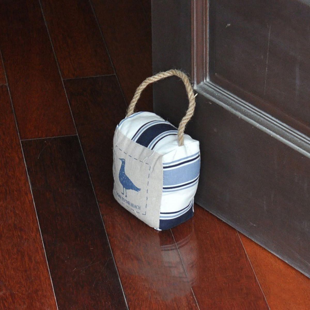 Alipis Türstopper Stoff mit Sandfüllung Mittel Rutschfest Bodendekor Mediterraner Antikollisions Türhalter für Zuhause und Kinderzimmer