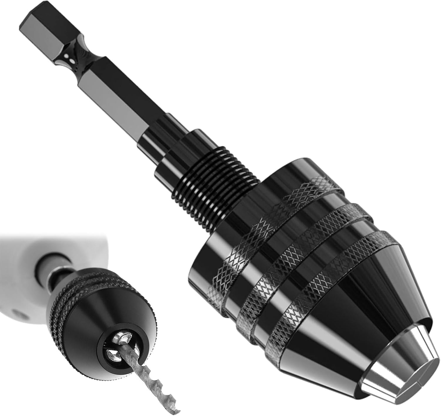 Keyless Drill Chuck Adapter 1 Pcs 0.36.5mm Keyless Drill Chucks