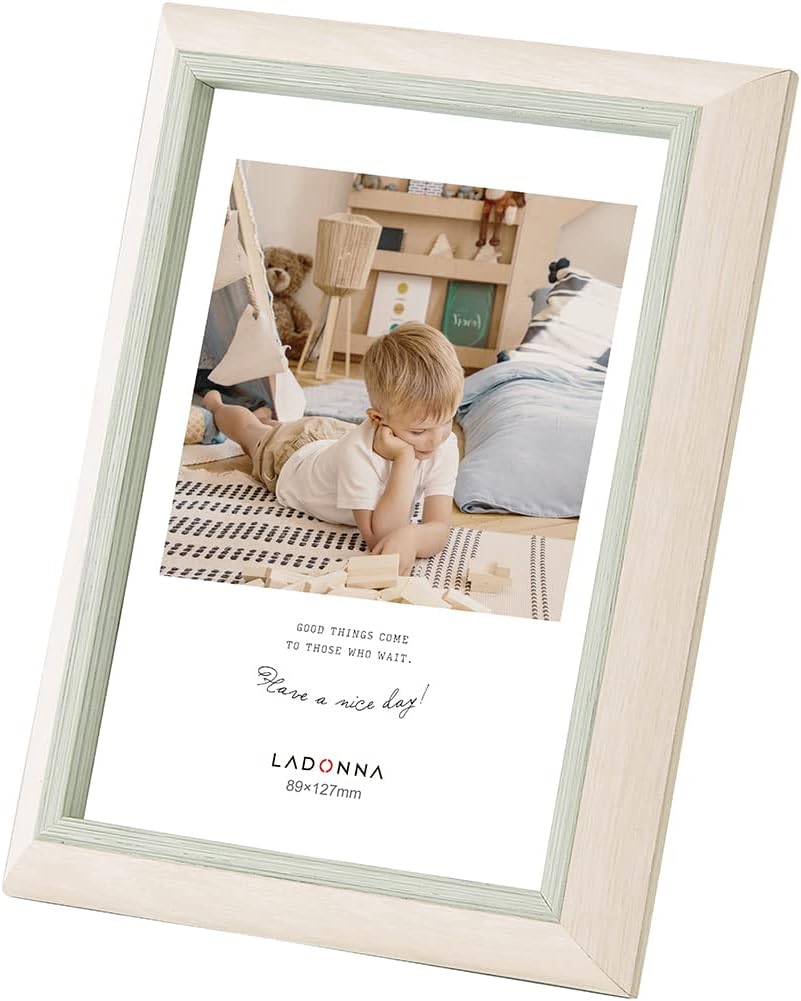LADONNA SF14-L-GR Photo Frame, Large Size, Green
