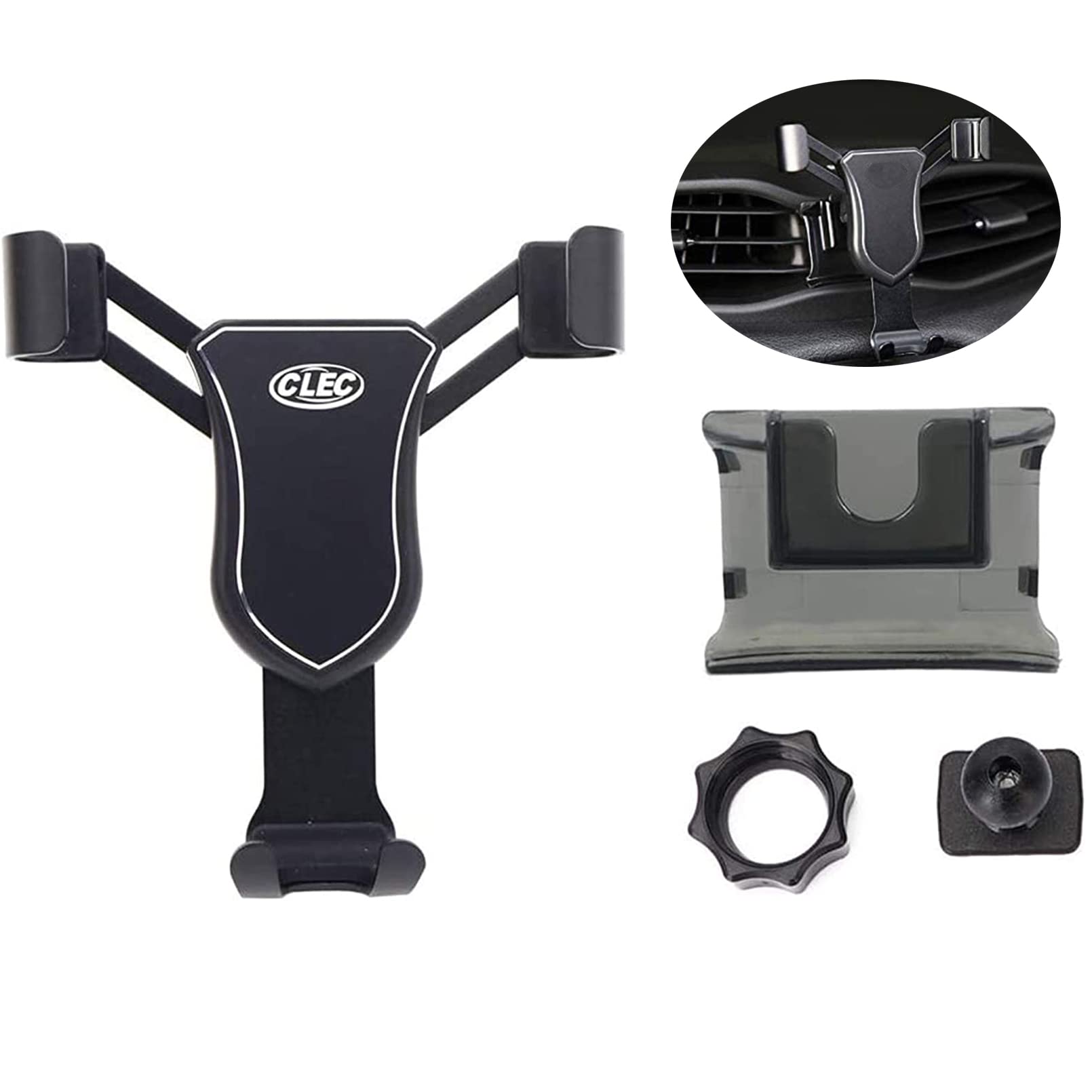 ITrims Soporte de teléfono de coche para Jeep Renegade 2016-2022 para rejilla de ventilación de coche, soporte de teléfono celular, soporte ajustable compatible con iPhone, Samsung y la mayoría de