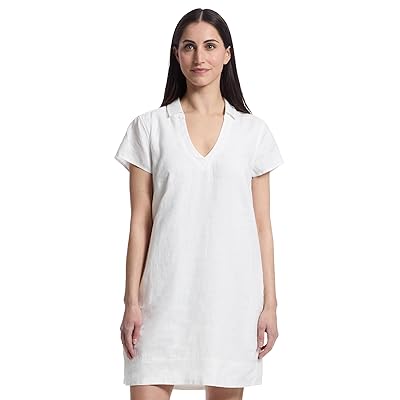 Tommy Bahama Two Palms Short Sleeve Collared Dress Women