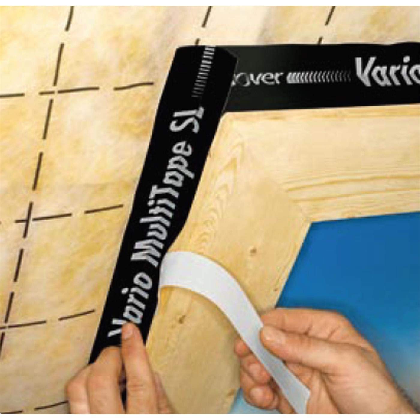 Isover Vario Multitape SL 25 m x 60 mm Klebeband mit geteiltem Abdeckstreifen für Dampfsperrfolien