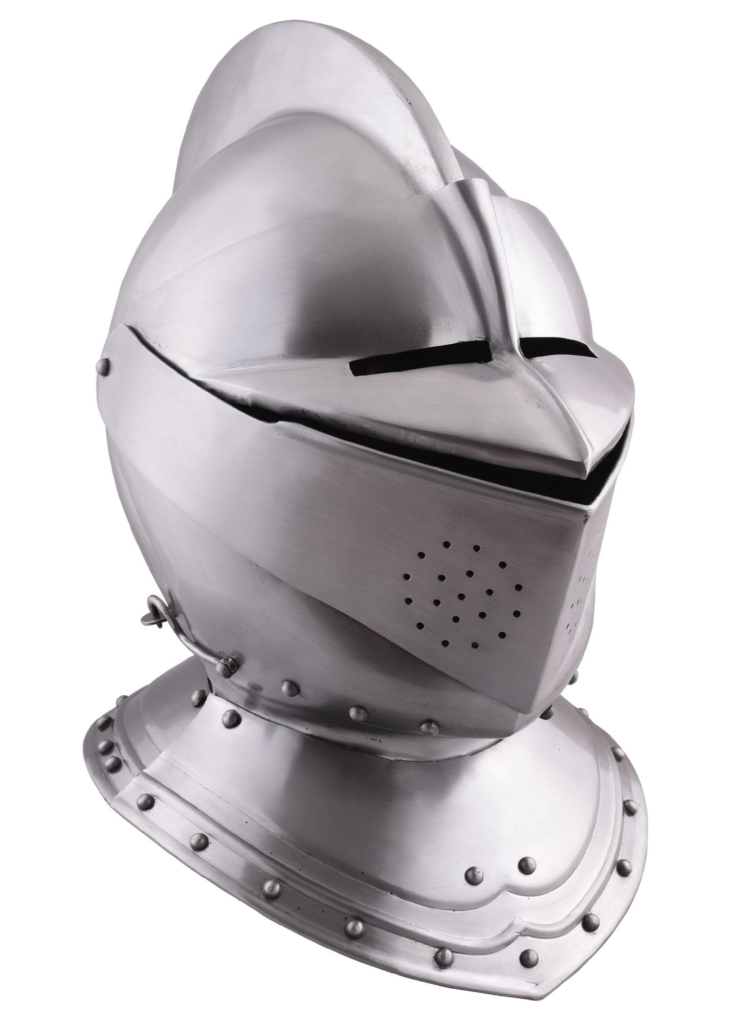 Battle-Merchant Casque fermé anglais, acier 1,6 mm