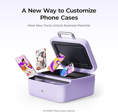 Miniatura 2 de Máquina de prensa de calor para fundas de móvil HTVRONT Compatible con iPhone y Android - Prensa de calor para fundas de móvil H17 con calor