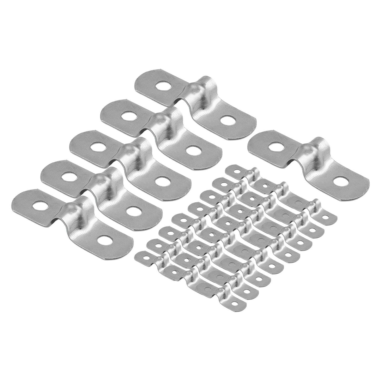 30 Pieces Conduit Clamps M5 Heavy Duty Wire Cord Installation Conduit Straps-image-30