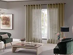 Cortina Sala Quarto Escritório Roma 300x220 Admirare Cor: Avelã