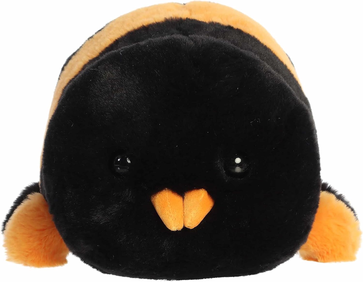 Aurora® Spooky Spudsters™ Tara Tarantula™ Stuffed Animal - Round Shape Makes for Comforting Cuddles - Perfect for Halloween Decorations and Gifts - Black 10 Inches