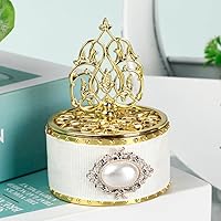 Vista 2 de 12 cajas doradas para recuerdos de fiesta, caja de dulces de lujo, caja decorativa para golosinas, estilo europeo, contenedor para boda, cumpleaños