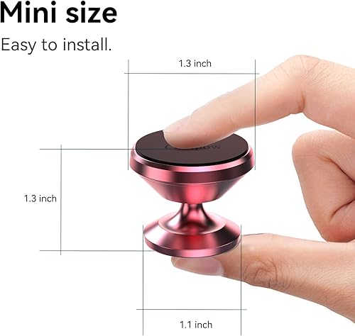 Miniatura 4 de Coolpow 2 paquetesSoporte magnético para teléfono para automóvilImán fuerteSoporte de teléfono para tu coche Soporte de teléfono para automóvil 4