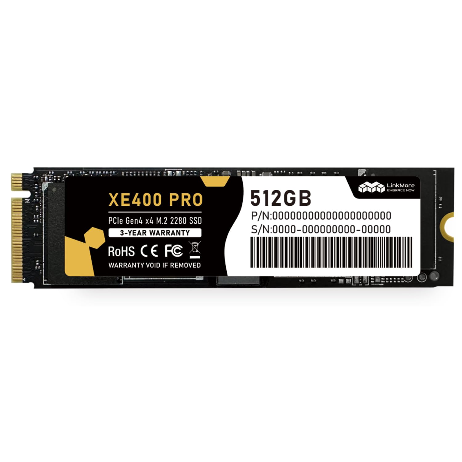 Amazon | LinkMore XE400 Pro 512GB M.2 2280 NVMe SSD PCIe Gen4 x4
