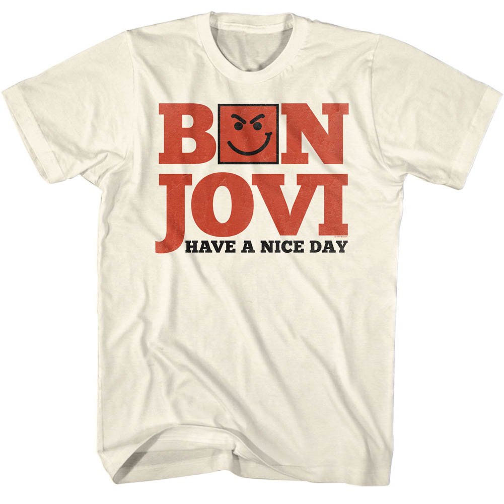 Amazon.com: American Classics Bon Jovi Have A Nice Day Smiley T