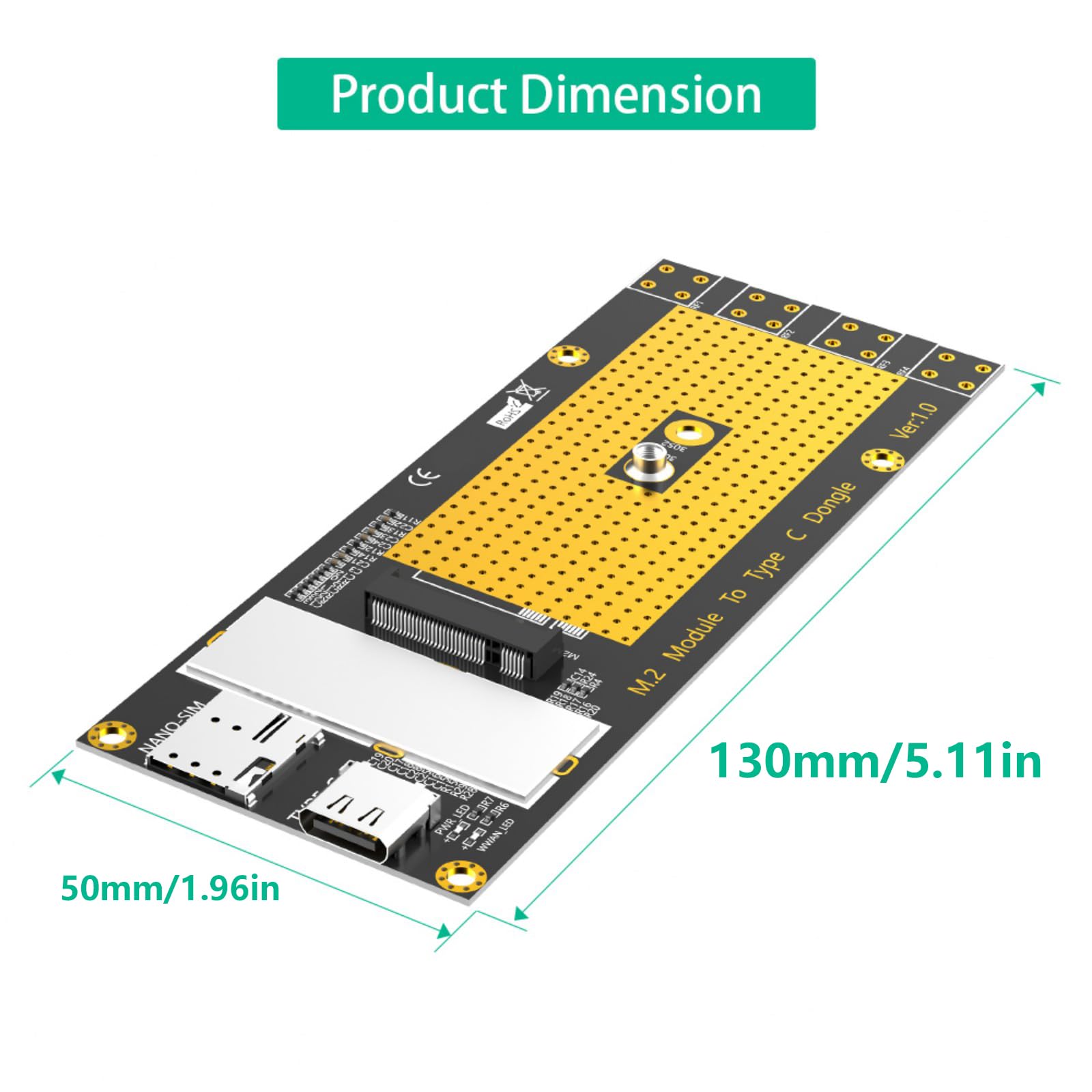Modulo B a Tipo C Scheda Espansione Scheda di Accesso di Rete per RM500Q RM500U per Computer