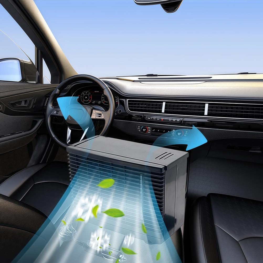 Climatizzatore per Auto 12V, Climatizzatore Universale per Auto, Ventilatore Portatile, Evaporatore per Aria Condizionata con Raffreddamento Ad Acqua, per Veicoli, Casa, Ufficio, Campeggio