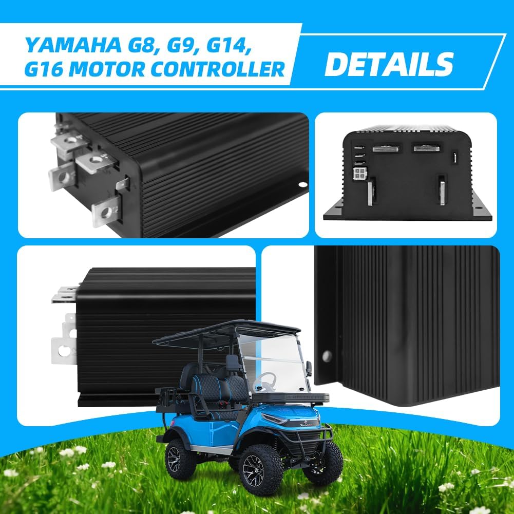 36V 325A Golf Cart Controller for Yamaha G16 G14 G9 G8 (1995-2002), Speed Controller, 1k-0 Throttle Type, Replacement Curtis for JF3-86510-11-00 JN4-86510-01-00