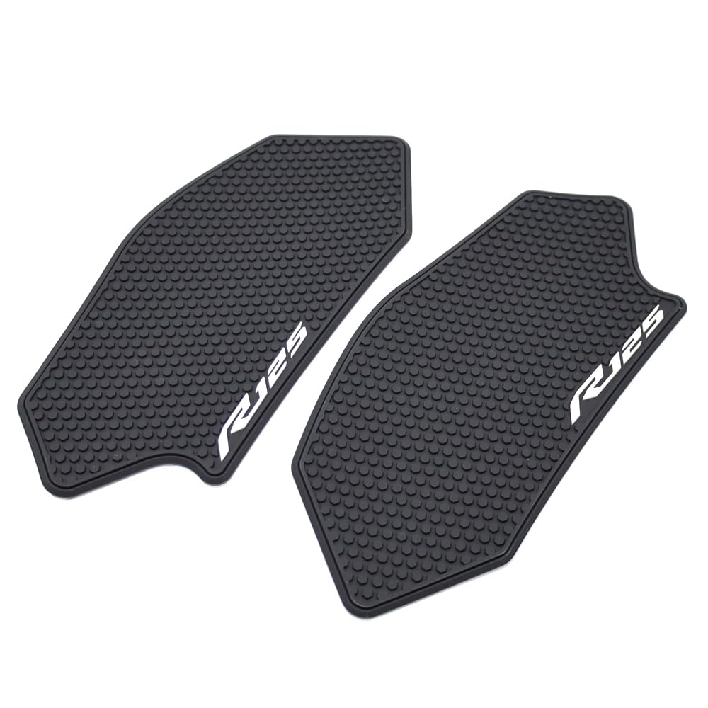 Yamaha YZF-R125 2023-2025 Motorcycle Side Fuel Tank Pad Protector Stickers Decal Black YZFR125
