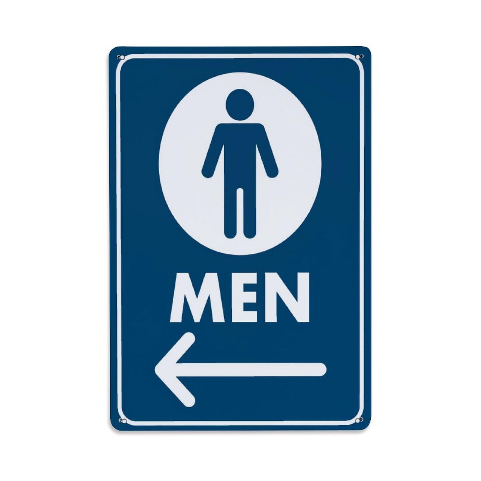 Enderetf Men's Vintage Sign With Arrow Tin Sign Metal Poster, Home Bar Garage Man Cave Cafe Indoor & Outdoor Wall Decoration 8X12inches