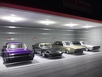 Amazon | ミニカー ジオラマ 1 64 カーディーラーⅣ（ブラック グレー