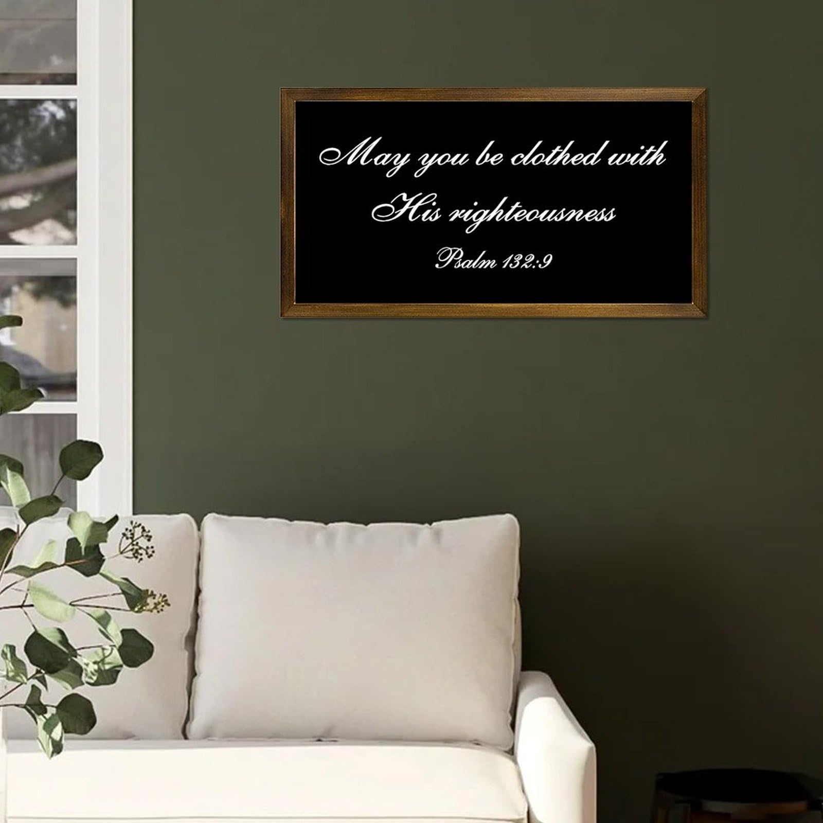Amazon.com: Psalm 132:9 Wall Art,May You Be Clothed with His