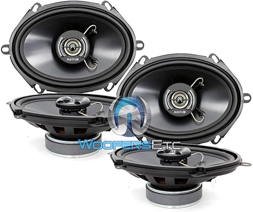 Miniatura 3 de Focal Paquete de 2 sets Auditor RIP-570C 5x7 50W RMS Altavoces coaxiales de 2 vías R-4280 4 canales 560 vatios amplificador máximo
