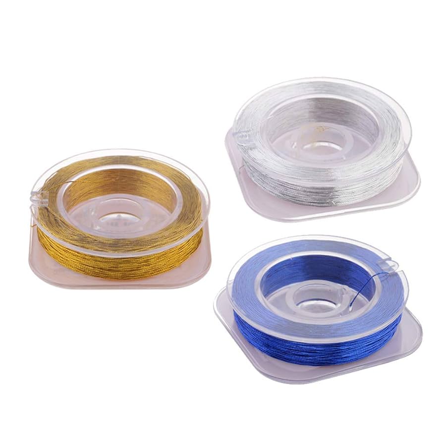 Waxed Thread,Nylon Cord,3pcs Nylon Whipping Wrapping Thread Line For