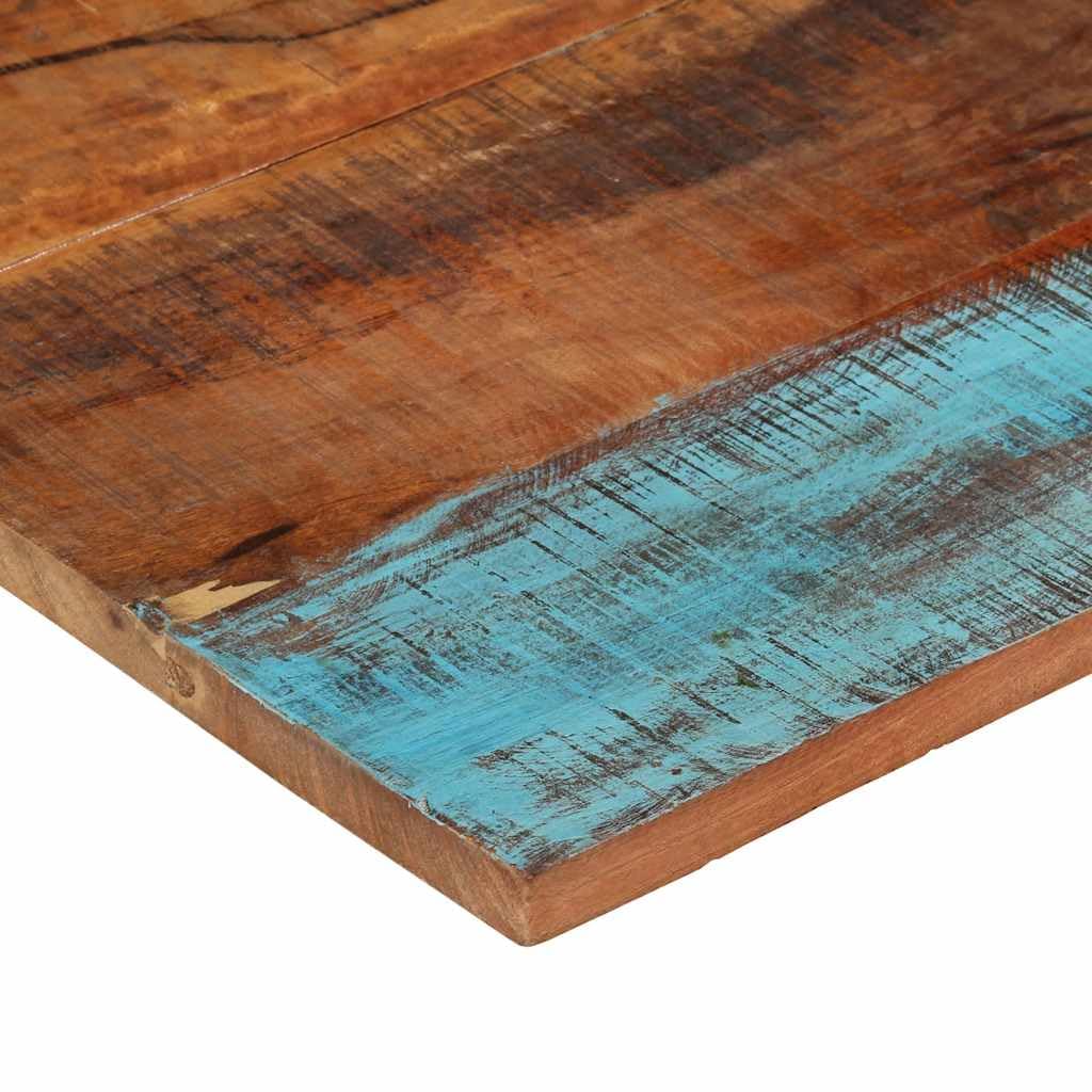 Rechteckige Tischplatte 70x90 cm aus Massivholz Altholz Naturprodukt Robustes Zubehör für DIY BAU Möbel Esszimmer Wohnzimmer Küche Büro Garten