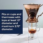 Clever grand 18 oz, conception classique originale, plastique sans BPA sécuritaire, Clever Machine à café à dripter, Machine à droper, Machine manuelle à café,