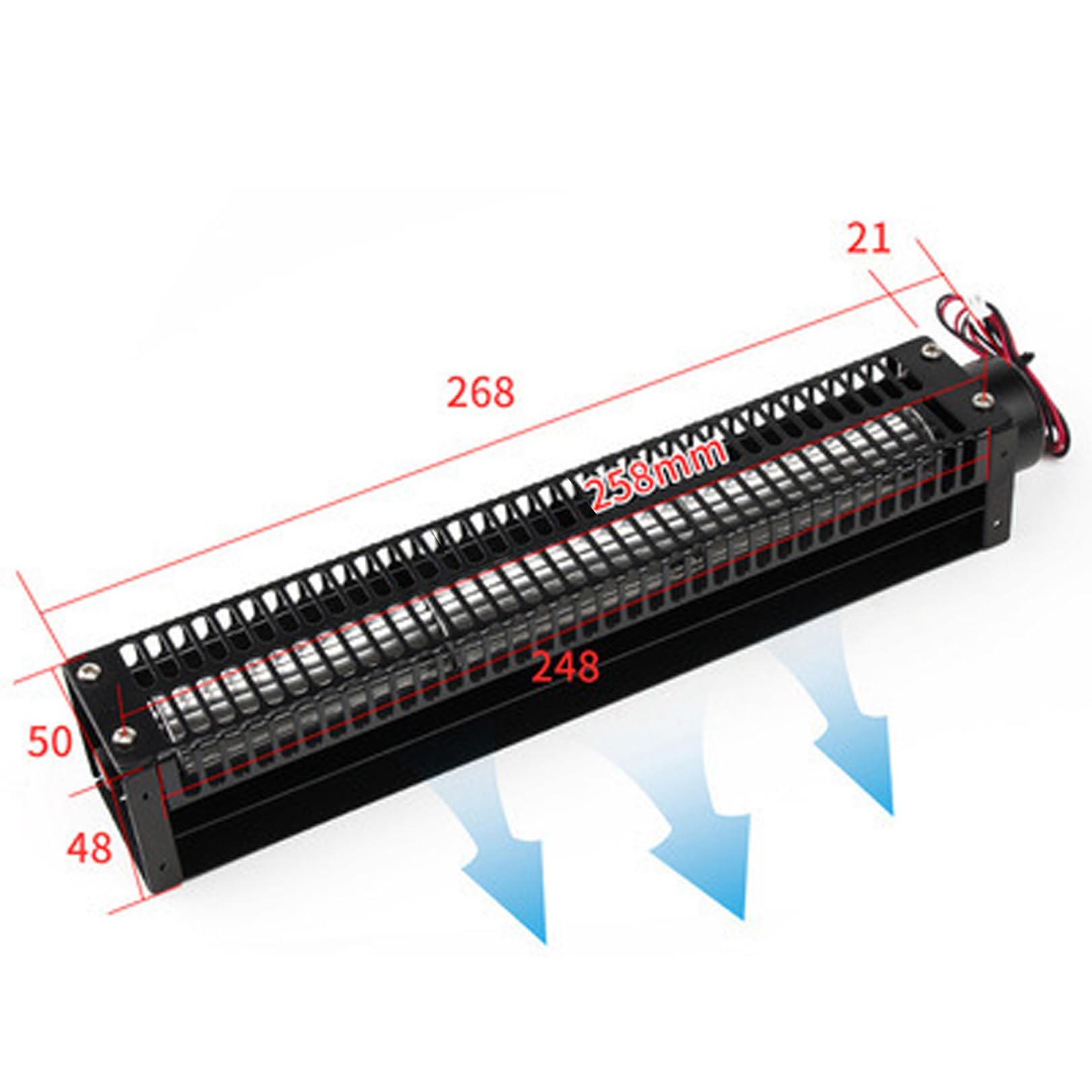 Amazon.co.jp: IINCOOY クロスフローファン 24V DC 高エアフロー