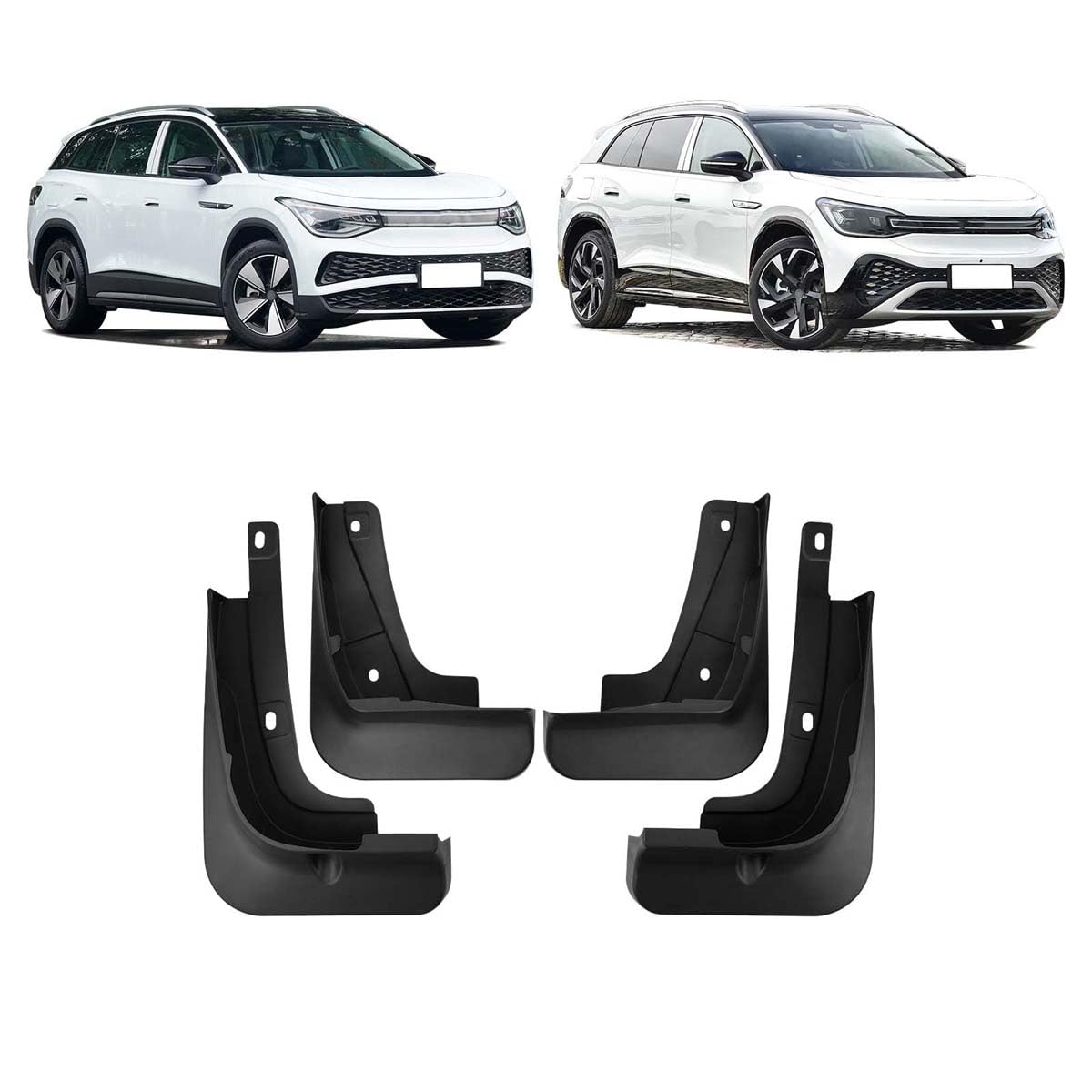 ZcsfcpA Car mud flaps,Compatible with VW ID.6 X Crozz 2021-2025,Car exterior accessories