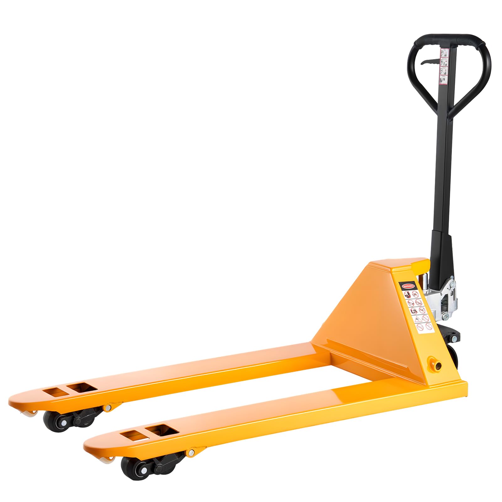 VEVOR Transpallet, Capacità 2,5 T, Transpallet Manuale con Forche da 1620 x 685 x 1225 mm per Movimentazione Materiali, Altezza di Sollevamento Forche 85-180 mm, per Magazzino, Supermercato