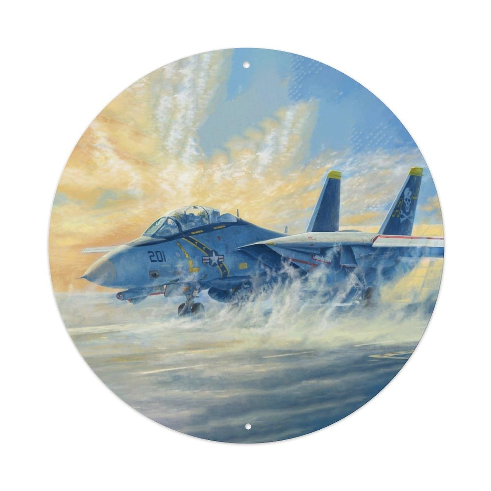 F-14 Tomcat Attack Fighter Aircraft Aviation Metal Tin Sign