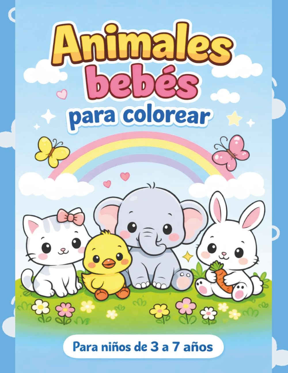 Animales bebés para colorear