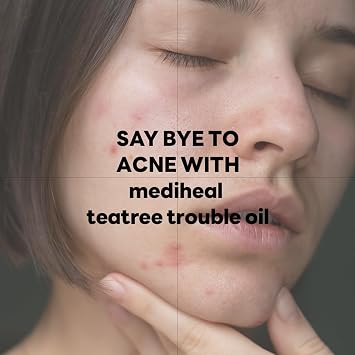 MEDIHEAL Teatree Trouble Calming Oil (0.33 fl oz), for Instant Soothing
