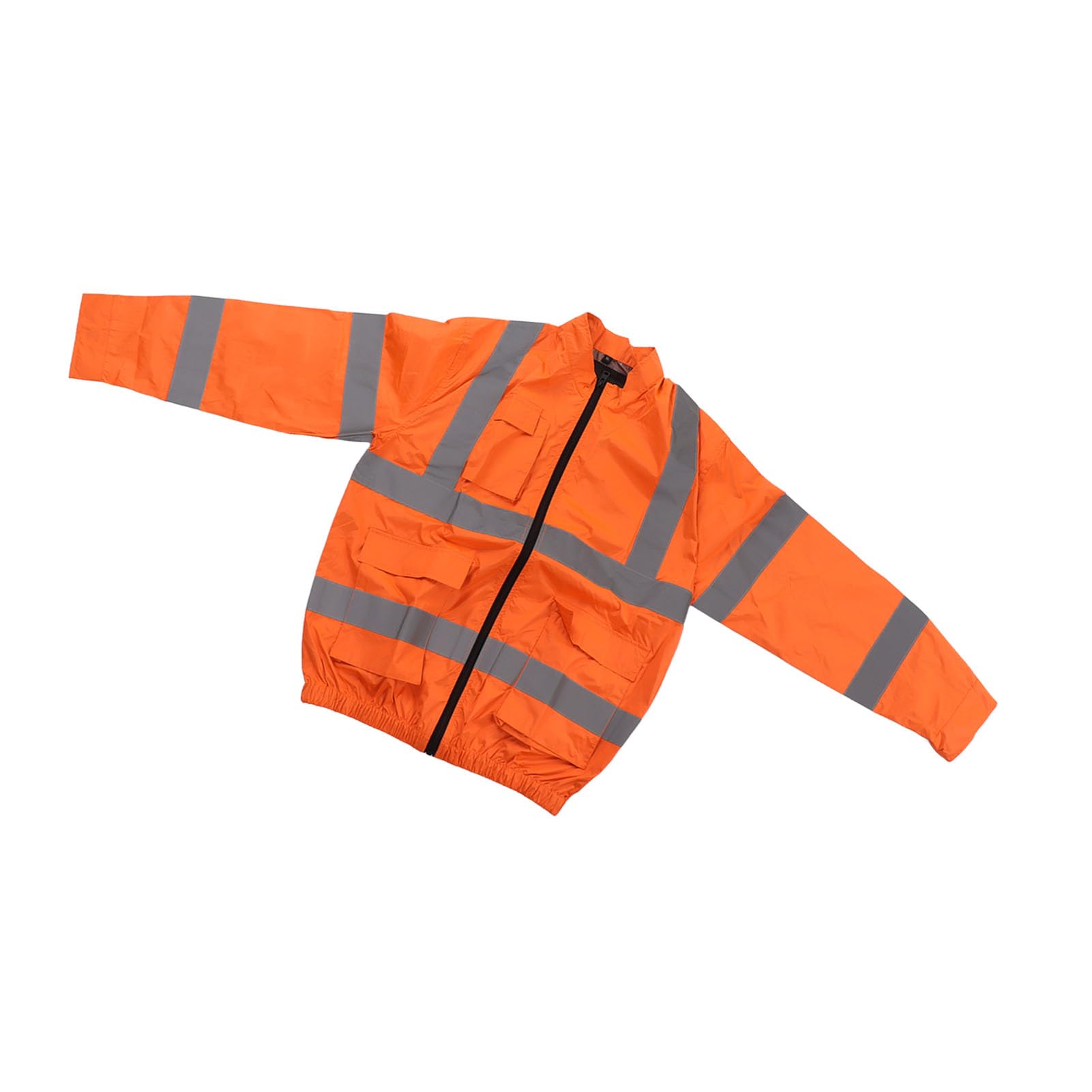 Keenso Cappotto Riflettente Senza Fili, Funzione di Raffreddamento, Protezione Solare, Abbigliamento da Lavoro, Maniche Lunghe, Ventaglio Bianco per Chef di, Guide Turistiche, Magazzinieri