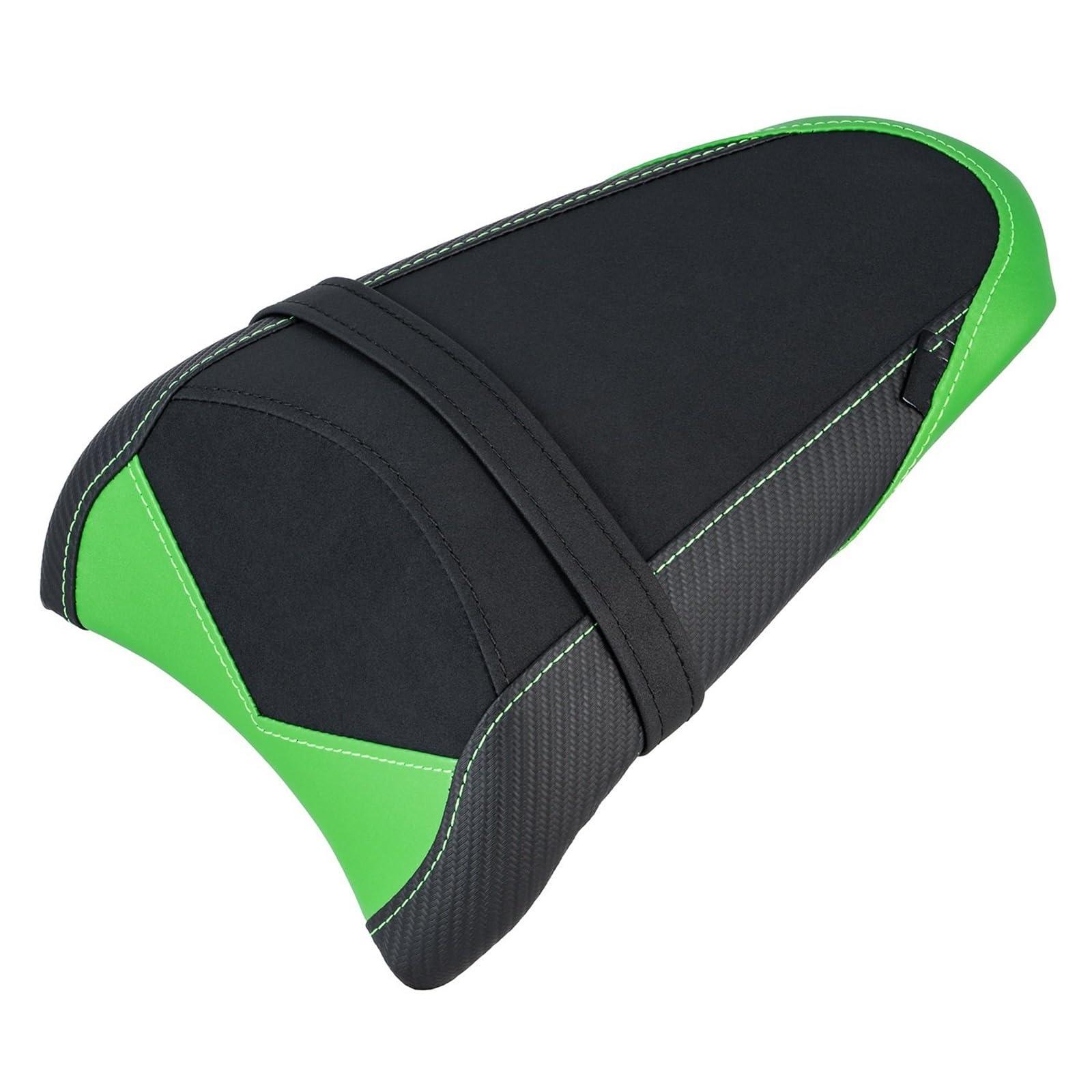 Fotel motocyklowy Poduszka tylnego siedzenia pasuje do Kawasaki Ninja 650 Z650 2017-2025 poduszka tylnego siedzenia pasażera poduszka Pad akcesoria motocyklowe(Green)