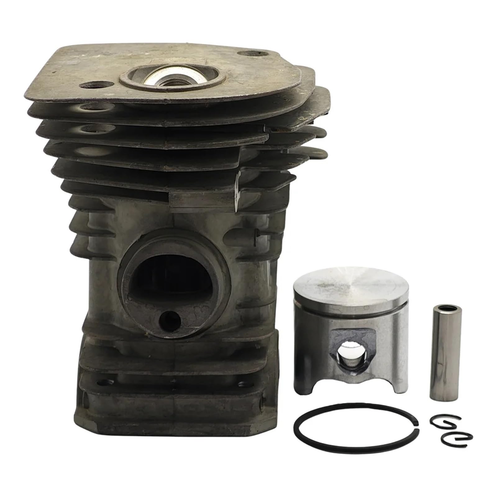 Compatible con Husqvarna 340 345 E, repuesto for herramientas de jardinería, kit de junta de sello de cojinete de cigüeñal de pistón de cilindro de motosierra de 40 mm