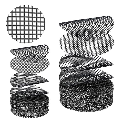 Lowats Jardinería Maceta Agujero Malla 40 Piezas Rejilla Inferior de la Maceta Malla Almohadilla Planta Bonsái Rejilla Flores Malla Almohadilla Planta Malla para Bonsai Jardinería Maceta Agujero Mat