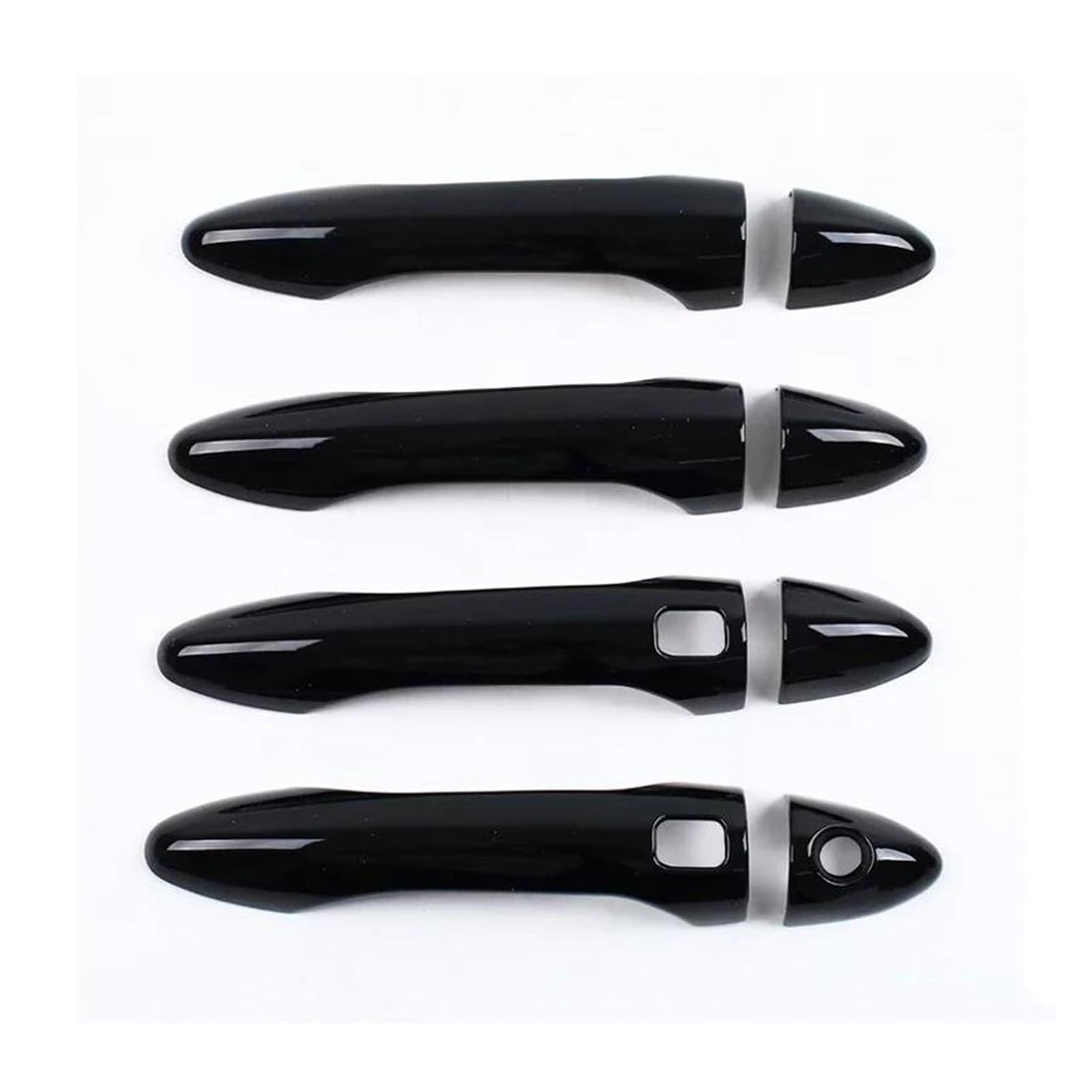 Garniture insertion bol extérieur noir anti-rayure pour poignée Kia Sportage 2010-2015