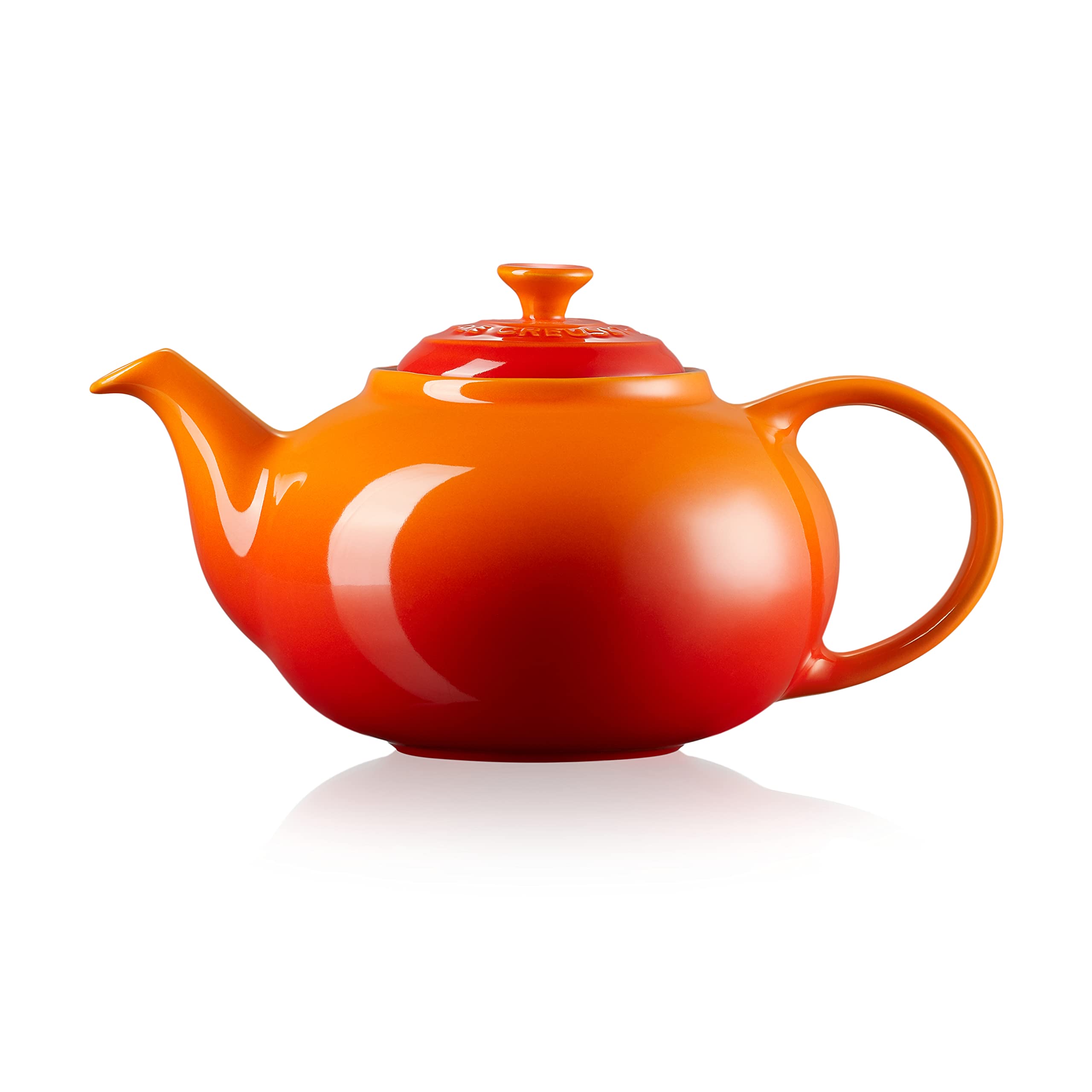 Le Creuset Tetera Classic de cerámica de gres, 1, 3 litros, para 3-4 tazas, Volcanico, 70702130900000
