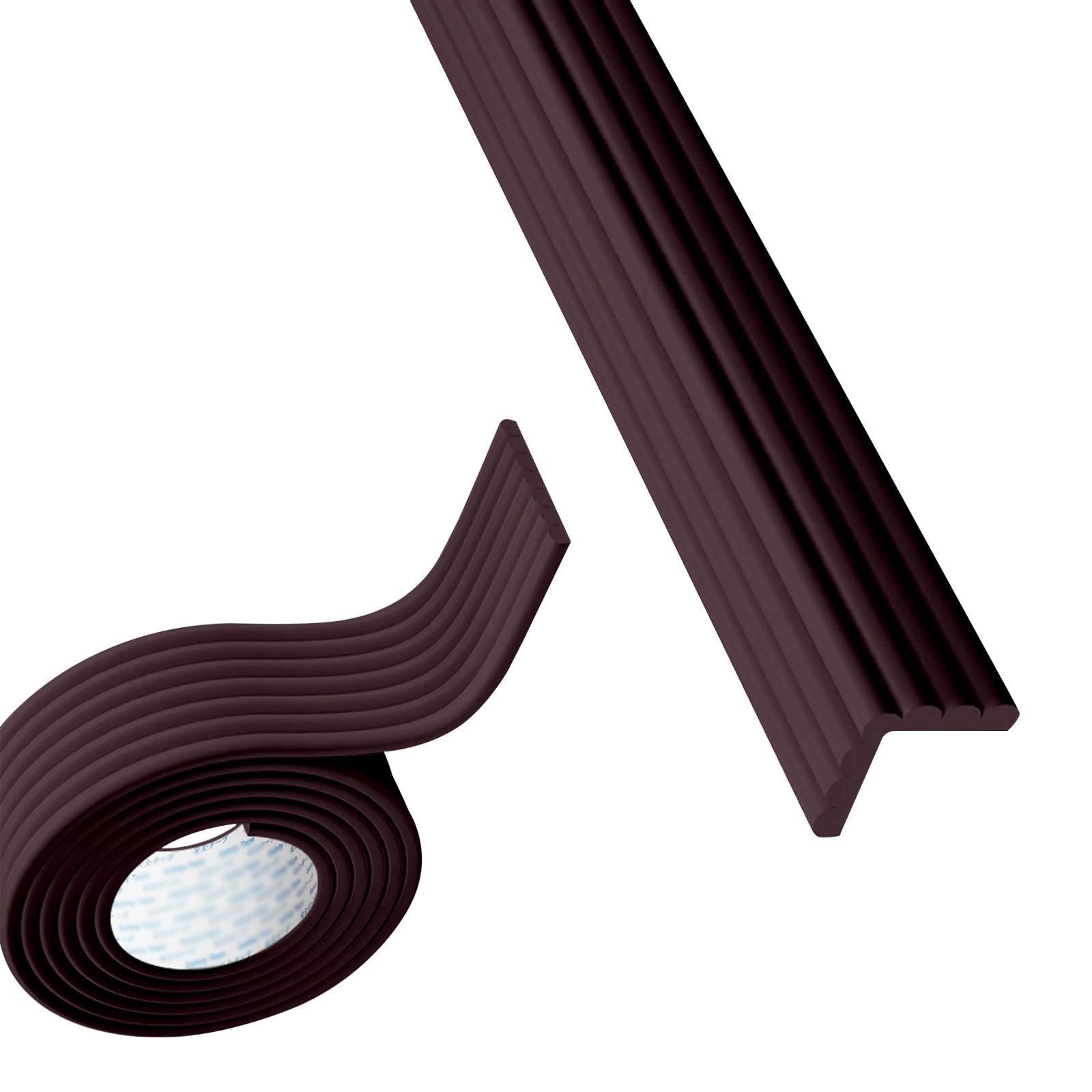 Sharp Edge And Furniture Safety Guards, L-Shaped Table Edge Protector, Highly Elastic And Soft, For Table, Fireplace, Countertop(Coffee,5M)
