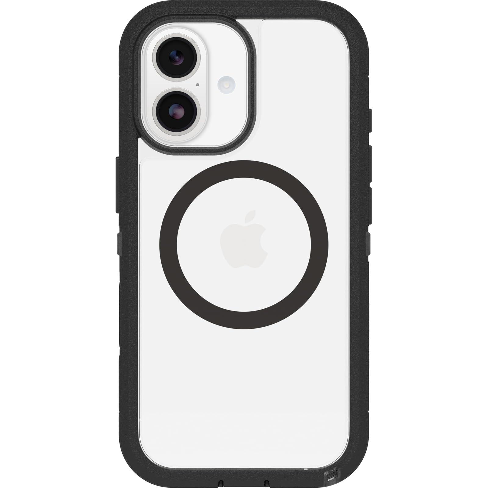 OtterBox Defender Pro XT MagSafe Hülle für iPhone 17, Transparent/Schwarz | Stoßfest und ultra-robust, Schützende Hülle, 7x getestet nach Militärstandard, Keine Einzelhandelsverpackung