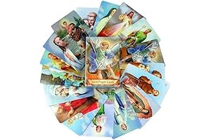 Pack of 54 Holy Catholic Saints Prayer Cards