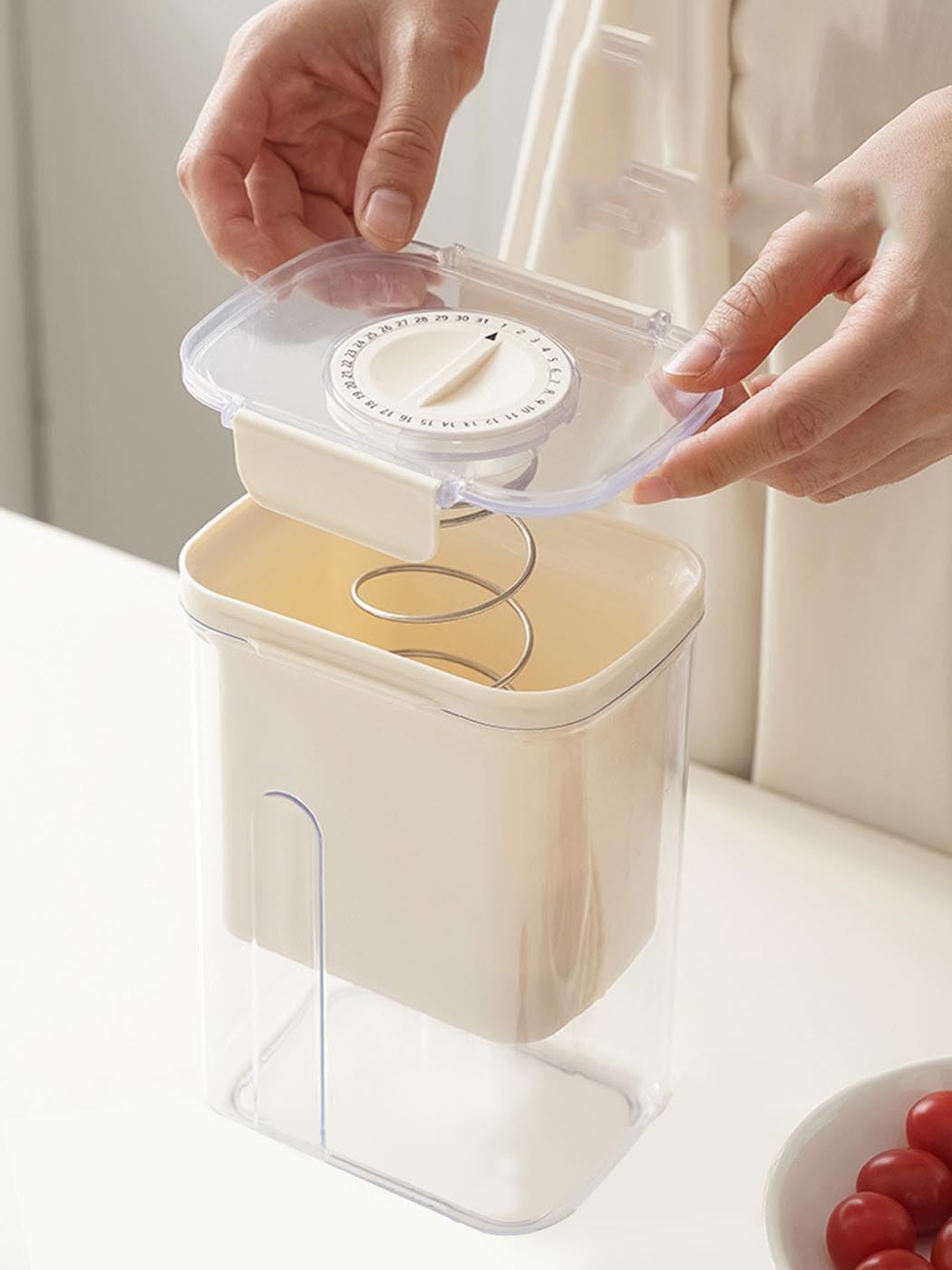 Greek yogurt marker, yogurt strainer 7″x5.2″ cheese strainer maker machine, juice food nut milk strainer filter easy strainer- transform ordinary yogurt into greek yogurt, kitchen gadgets accessories