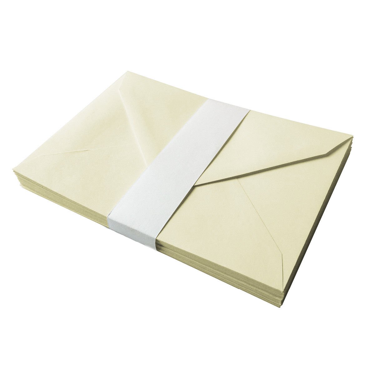 C6 (A6) 114 x 162mm 14 Colours-100gsm Gummed Greeting Envelopes White/Coloured (250, Cream) — image 1
