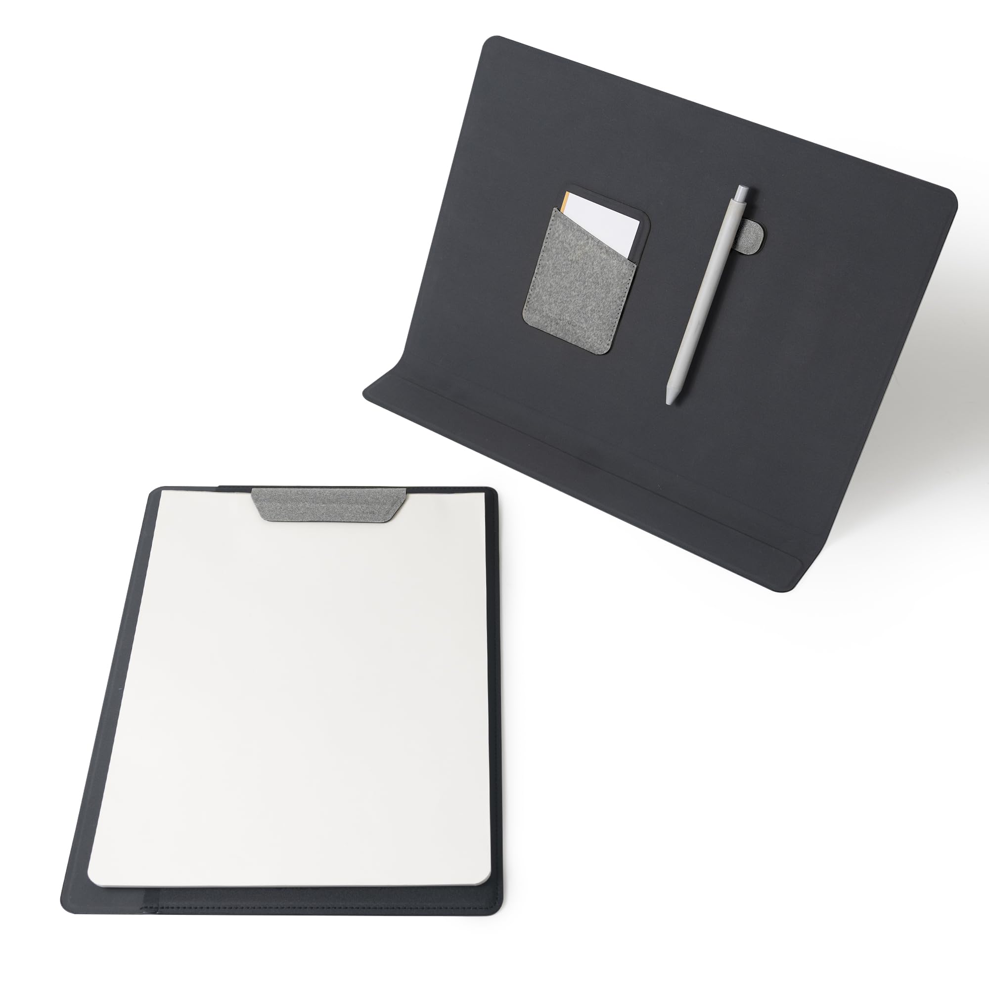 LHiDS Folio Lite 2.0 with Stand, Business Portfolio Resume, 3-in-1 Padfolio with Magnetic Accessories, Work as Notebook Cover