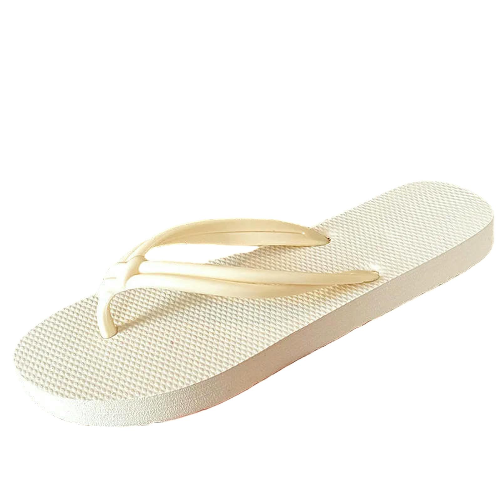 ZSLFCBD Summer Slippers Women Flip Flops Fashion Outdoor Comfortable Casual Ladies Beach Shoes Shower Non-slip Slides Mujer-wh-39-40