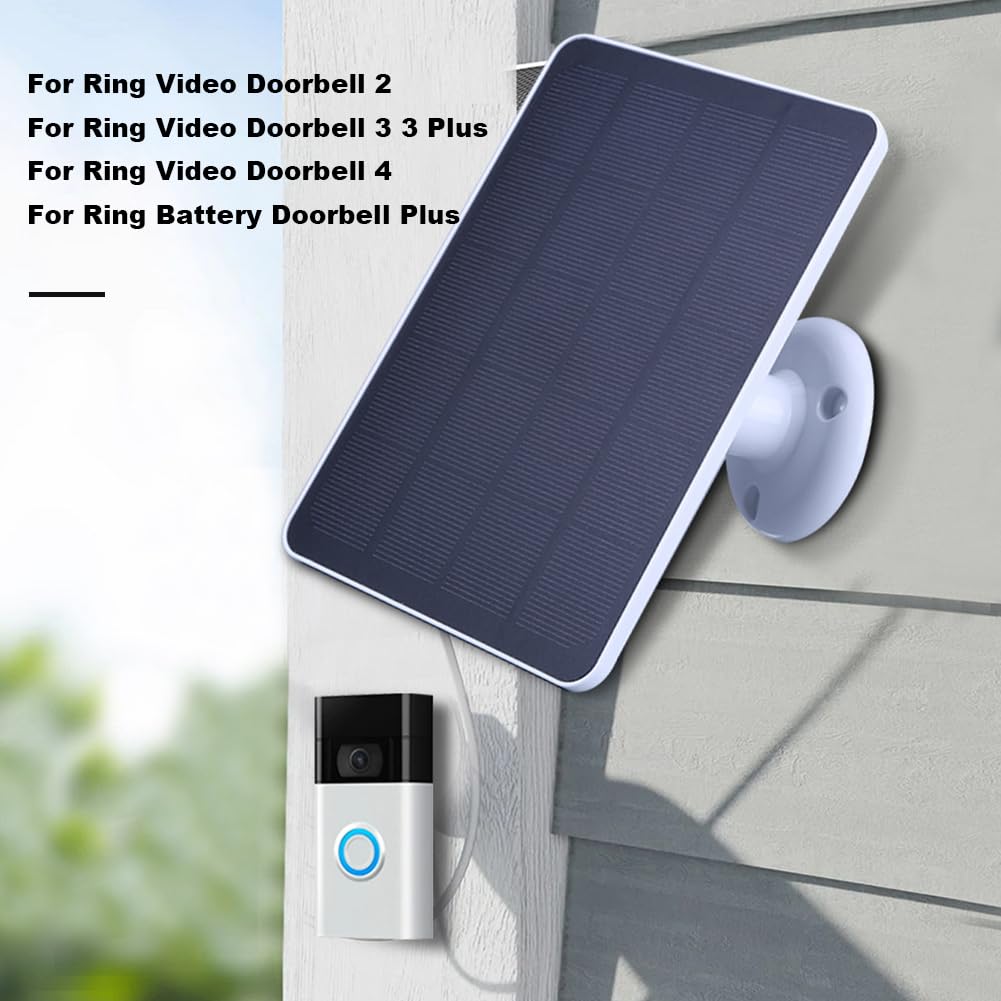 Panele słoneczne, Panel ładowania słonecznego 4W 5V Ładowarka słoneczna Regulowany(White)