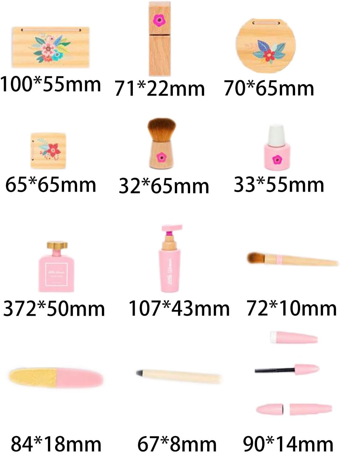 Makeup Toy Early Learing for Little Girls Pretend Makeup for Present