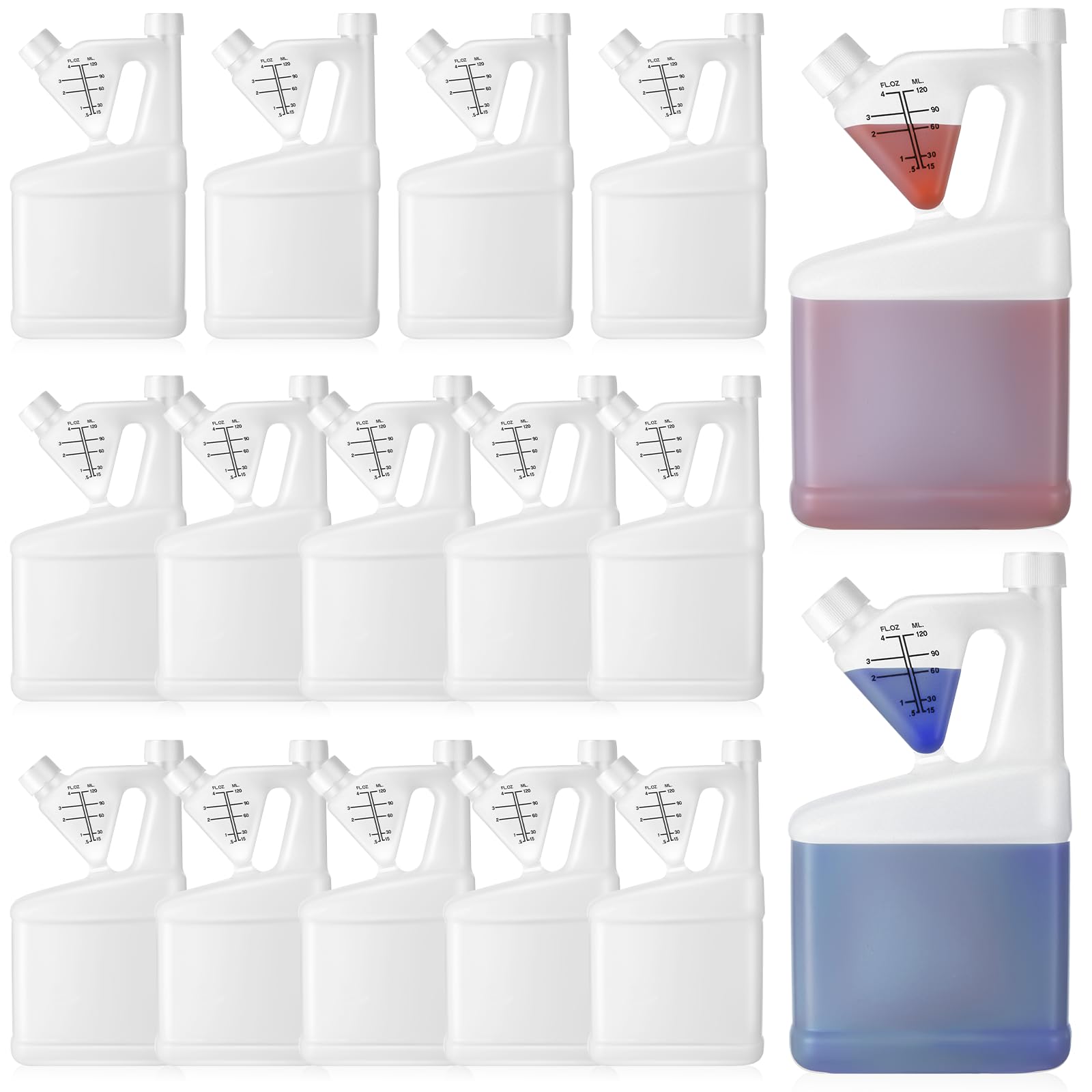 16 Pcs 32oz Tip Measure Container Tip and Pour Measuring Cup, 32oz