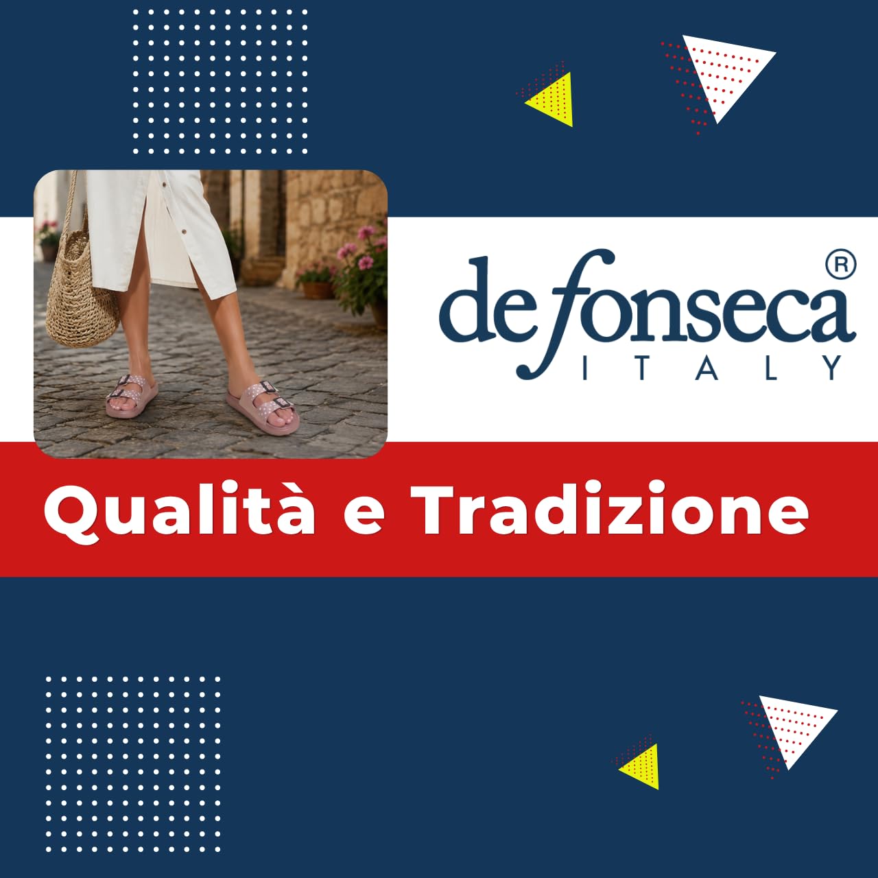 de fonseca Le Levantine Ciabatte Donna in Gomma EVA Sandali Estivi Chic Ciabatta Estiva Mare Casa Piscina